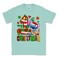 Seafoam my first christmas stitch Classic Tee - AdoDesignShop