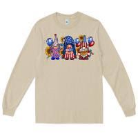 Mushroom america gnomes Long Sleeve Tee - RacoonDesign