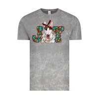 Cloud Rock Christmas joy bull terrier Vintage Tee - RanaPortraitStore