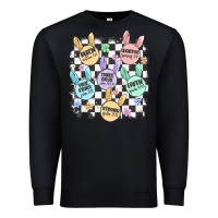 Black easter bunny candy Premium Sweatshirt - MaliasSmallBusiness