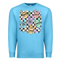 Ocean Blue easter bunny candy Premium Sweatshirt - MaliasSmallBusiness