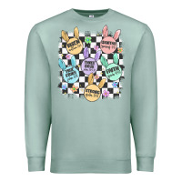 Seafoam easter bunny candy Premium Sweatshirt - MaliasSmallBusiness