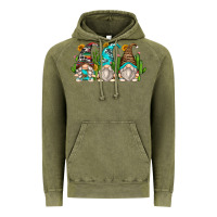 Vintage Olive cactus gnomes Vintage Hoodie - Zillion Design Studio