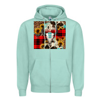 Bullskull Sunflower Zipper Hoodie | Teevron