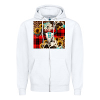 White bullskull Sunflower Zipper Hoodie - JahusDesignShop