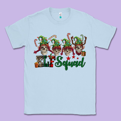 Elf Squad Skulls Classic Tee Designed By Fadigitalartstudio