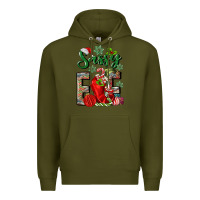 Army Green sassy elf Premium Hoodie - MaliasSmallBusiness