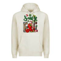 Oatmeal Heather sassy elf Premium Hoodie - MaliasSmallBusiness