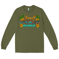 Army Green small business mama Long Sleeve Tee - HRA Design Shop