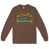 Chestnut small business mama Long Sleeve Tee - HRA Design Shop