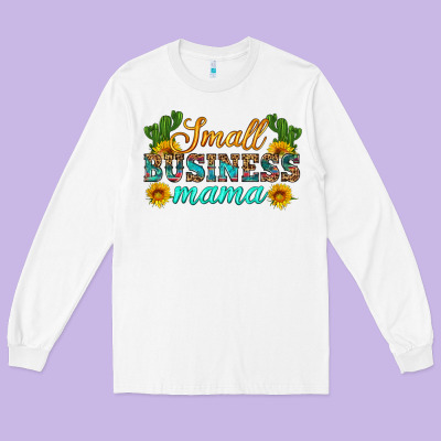 Small Business Mama Long Sleeve Tee Designed By Hra Design Shop