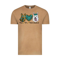Vintage Camel peace love white sepherd Vintage Tee - RanaPortraitStore