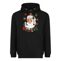 Black Believe Christmas Heavyweight Hoodie - NancyCooperArtShop