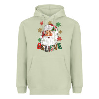 Matcha Believe Christmas Heavyweight Hoodie - NancyCooperArtShop