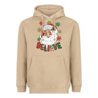 Mushroom Believe Christmas Heavyweight Hoodie - NancyCooperArtShop