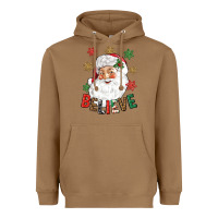 Toasted Coconut Believe Christmas Heavyweight Hoodie - NancyCooperArtShop