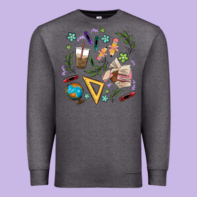 Teacher Tools Premium Sweatshirt Designed By Maliassmallbusiness