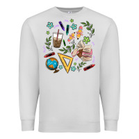 Dove Grey teacher tools Premium Sweatshirt - MaliasSmallBusiness