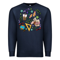 Navy teacher tools Premium Sweatshirt - MaliasSmallBusiness