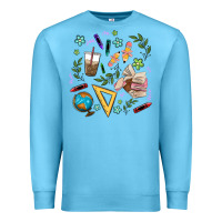 Ocean Blue teacher tools Premium Sweatshirt - MaliasSmallBusiness