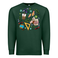 Sports Green teacher tools Premium Sweatshirt - MaliasSmallBusiness