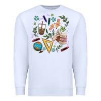 White teacher tools Premium Sweatshirt - MaliasSmallBusiness