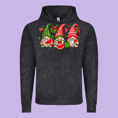 Watermelon Gnomes Vintage Hoodie Designed By Zillion Design Studio