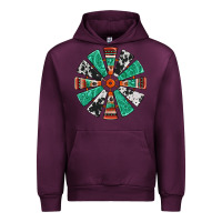 Mauve Wine western windmill Urban Hoodie - Jasminsmagicworld