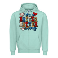 Seafoam hey batter batter swing baseball Zipper Hoodie - Jasminsmagicworld