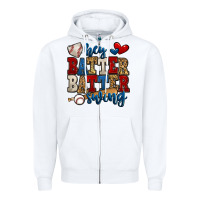 White hey batter batter swing baseball Zipper Hoodie - Jasminsmagicworld