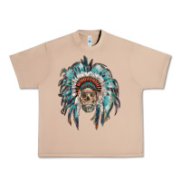 Burro indian headdress with native american skull Urban Heavy Tee - RanaPortraitStore
