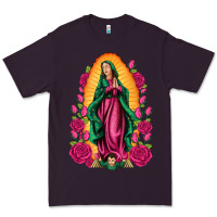 Plum our lady of guadalupe Premium Tee - Artiststas