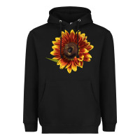 Black ring o fine sunflower Heavyweight Hoodie - LillyAllenDesigns