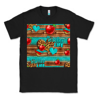 Black teacher life seamless pattern Classic Tee - HRA Design Shop
