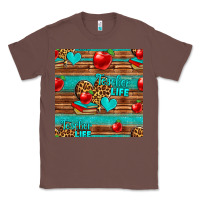 Chestnut teacher life seamless pattern Classic Tee - HRA Design Shop