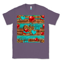 Lavender teacher life seamless pattern Classic Tee - HRA Design Shop
