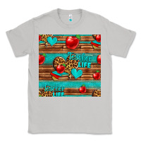 Moon Dust teacher life seamless pattern Classic Tee - HRA Design Shop