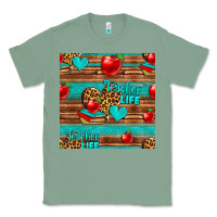 Sage teacher life seamless pattern Classic Tee - HRA Design Shop