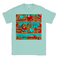 Seafoam teacher life seamless pattern Classic Tee - HRA Design Shop