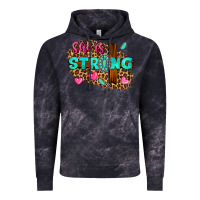 Cloud Black she is strong Vintage Hoodie - texasbilliewilder