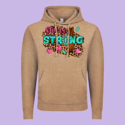 Vintage Hoodie she is strong