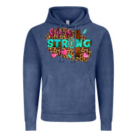 Vintage Denim she is strong Vintage Hoodie - texasbilliewilder