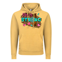 Vintage Mustard she is strong Vintage Hoodie - texasbilliewilder