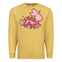 Antique Gold happy easter Premium Sweatshirt - MaliasSmallBusiness