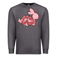 Charcoal Heather happy easter Premium Sweatshirt - MaliasSmallBusiness
