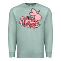 Seafoam happy easter Premium Sweatshirt - MaliasSmallBusiness