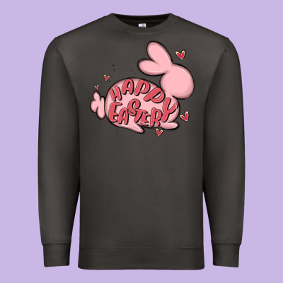 Happy Easter Premium Sweatshirt Designed By Maliassmallbusiness