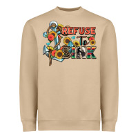 Mushroom refuse to sink Heavyweight Sweatshirt - Zillion Design Studio