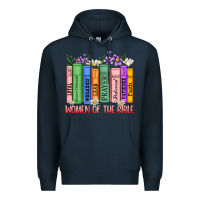 Navy women of the bible Premium Hoodie - MaliasSmallBusiness
