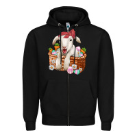 Black easter lamb Zipper Hoodie - Jasminsmagicworld